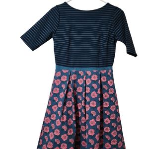 NWT Matilda Jane Dress Blue & Pink Floral Small